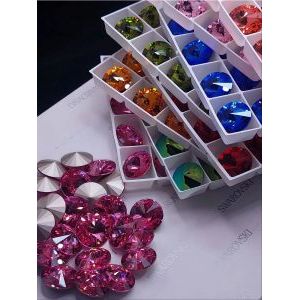 Риволи Swarovski, стразы, 12 мм, 3 шт