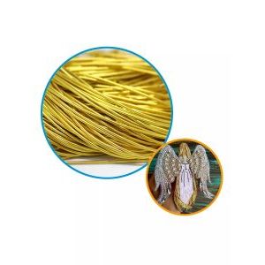 Канитель мягкая 1 мм, для вышивки и рукоделия, +/- 10 г