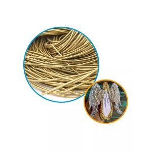 Канитель мягкая 1 мм, для вышивки и рукоделия, +/- 10 г