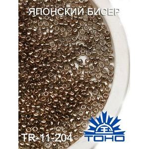 Японский бисер 10 г тохо 11/0 -Gold-Lustered Montana Blue