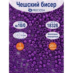 Бисер Preciosa Solgel металлик 10/0, цвет 18328, 20 г