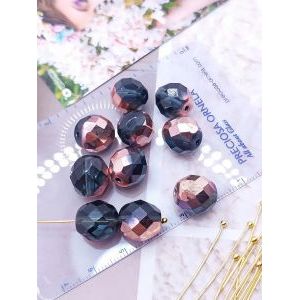 Бусины гранёные 12 мм стеклянные, Preciosa (Чешские)