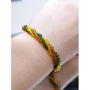Бусины для рукоделия стеклянные рондели гранёные 2 мм