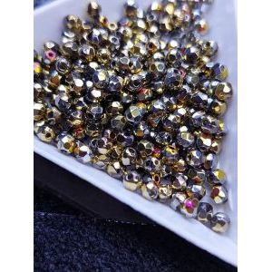 Бусины граненые стеклянные чешские 3 мм Fire Polished
