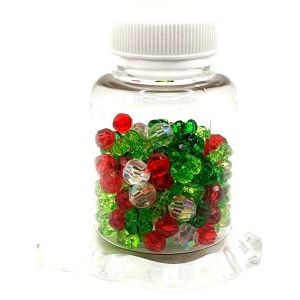 Бусины и листочки, набор 50 г