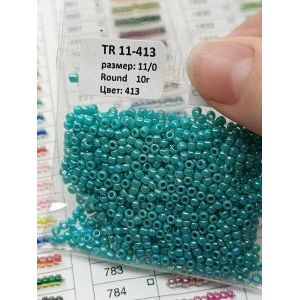 Японский бисер 10 г тохо 11/0 -Opaque-Rainbow Turquoise