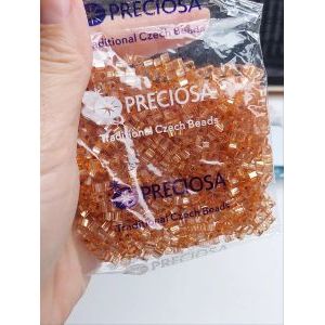 Бисер чешский PRECIOSA кубический 3,4 мм, 50 г