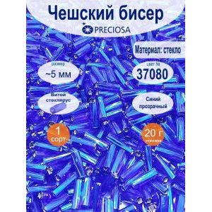 Стеклярус Preciosa витой 37080, ~5 мм 20 гр