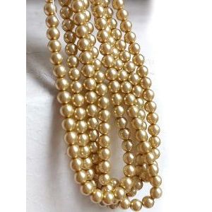 Бусины жемчужные Preciosa Pearl MAXIMA 4 мм ваниль