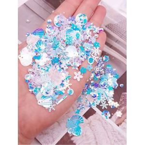 Пайетки фигурные для рукоделия и творчества микс 10 г