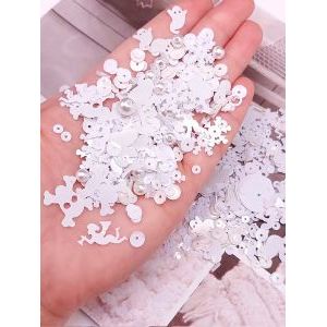 Пайетки фигурные для рукоделия и творчества микс 10 г