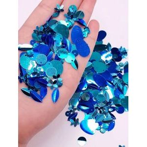 Пайетки фигурные для рукоделия и творчества микс 10 г