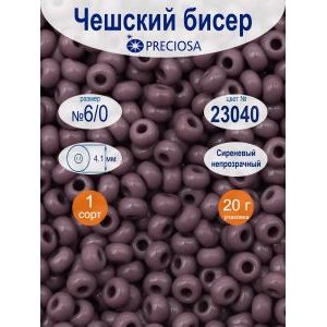 Бисер непрозрачный Preciosa 6/0 цвет 23040 (20 г)