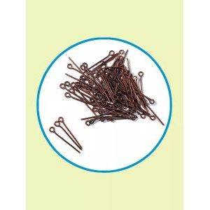Пины штифты для бижутерии с петелькой 20 мм ≈ 80 шт