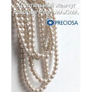 Хрустальный жемчуг Preciosa 4 мм, 50 бусин