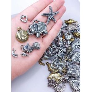 Бусины металлизированные акриловые микс 100 шт 78 г