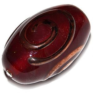 № 0163 - Бусина овальная