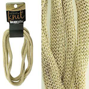 Ювелирная сетка Metallic knit gold