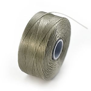 Нитки нейлоновые S-LON BEAD D (0.11 мм) ASH