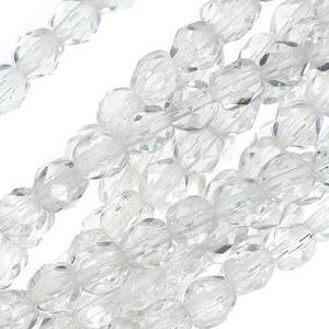 Бусины Fire Polished 3 мм, 00030, Crystal