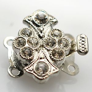 Замочки стразовые на браслет и колье