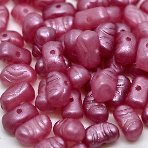 Бусины камушки, розовые