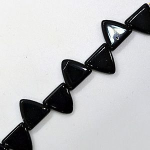 Бусины на нити 012 черные/серые