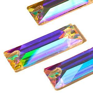 Стразы 3255 AB Baguette 