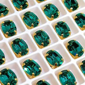 Страз в цапе овал 3022-127Z, Blue Zircon Страз в цапе овал 3022-127Z, Blue Zircon