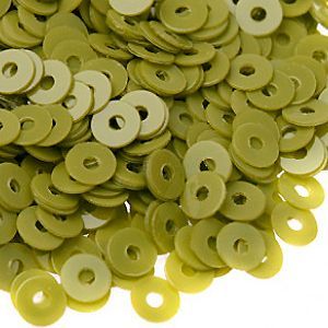 Пайетки плоские 7654 Verde Pisello Op