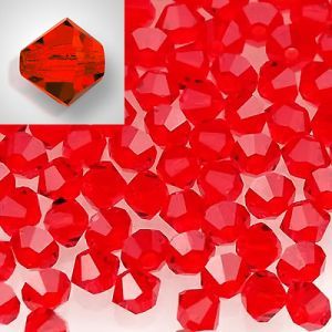 Бусины Preciosa MC Rondelle Bead Light Siam 90070
