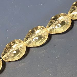 Бусины на нити 095 коричневые