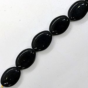 Бусины на нити 003 черные/серые