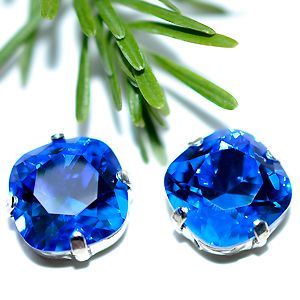 Страз в цапе подушечка 3010-137S, Capri Blue
