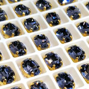 Страз в цапе овал 3022-133Z, Tanzanite