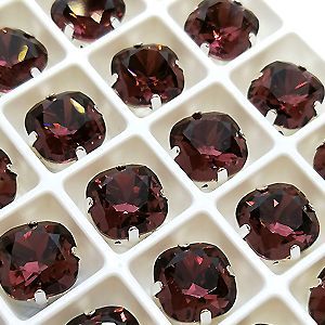 Страз в цапе подушечка 3010-107S,  Burgundy