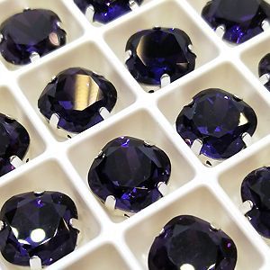 Страз в цапе подушечка 3010-119S, Purpele Velvet