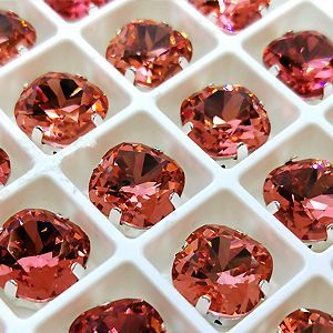 Страз в цапе подушечка 3010-138S, Padparadscha