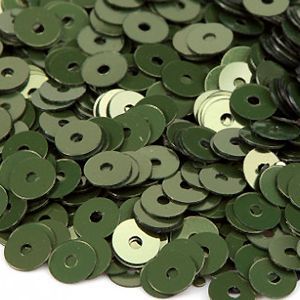 Пайетки плоские 7049 Verde Salvia Metal