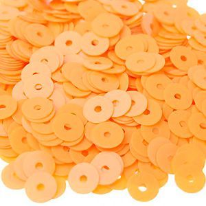 Пайетки плоские 3004, Arancio Chiaro 3 мм