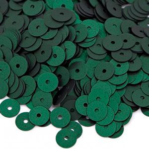 Пайетки плоские 796W Verde Scuro