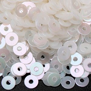 Пайетки плоские 0102, Ivory Irise 3 мм
