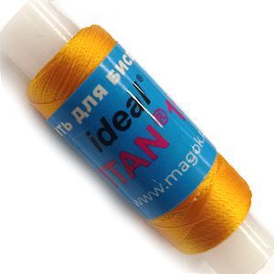 Нитки для бисера Idea Titan 110, жёлтый