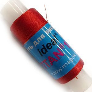 Нитки для бисера Idea Titan 110, красный