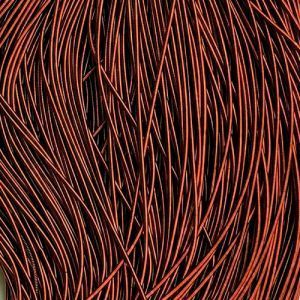 Канитель мягкая матовая, цвет медный, 1 мм, №65