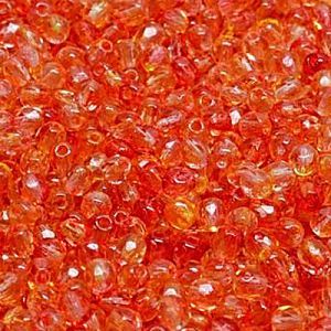 Бусины Fire Polished 3 мм, 00030-48001, Crystal Fuchsia - Lemon