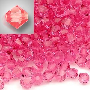 Бусины Preciosa MC Rondelle Bead Rose 70010