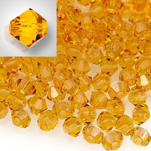 Бусины Preciosa MC Rondelle Bead Topaz 10070