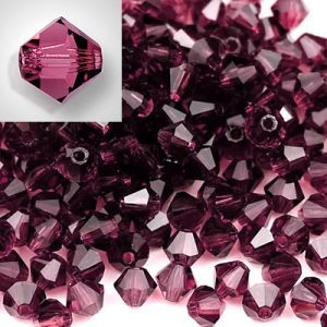 Бусины Preciosa MC Rondelle Bead Amethyst 20050