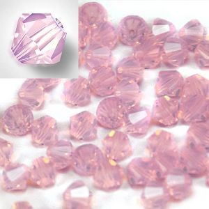 Бусины Preciosa MC Rondelle Bead Rose Opal 71350